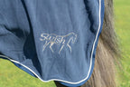 Swish Fleece Rug With Neck Cover - Navy