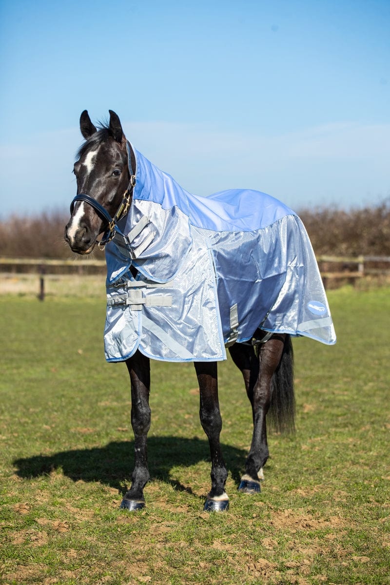 Swish Fly Turnout Combination Rug - Cornflower