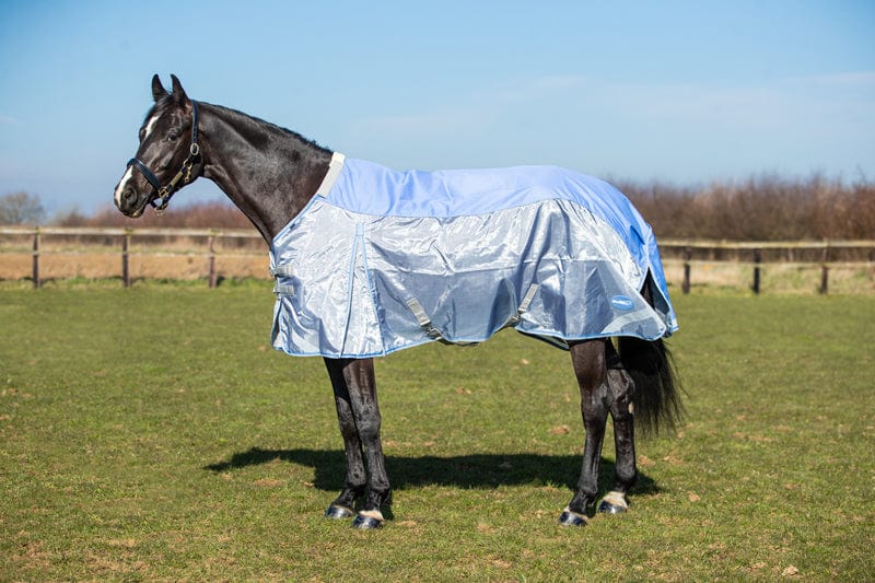 Swish Fly Turnout Combination Rug - Cornflower