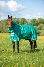 Swish 200G Detachable Neck Turnout Rug - Green