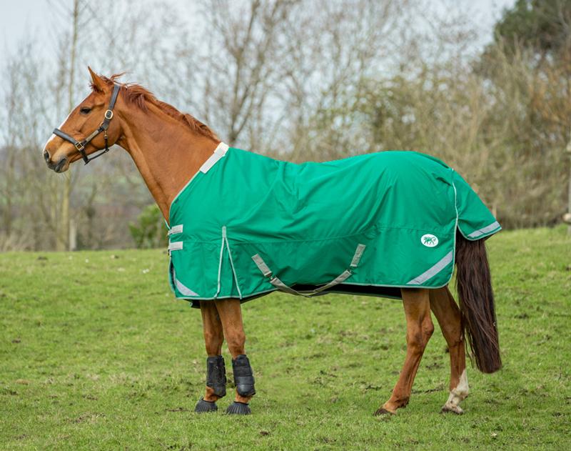 Swish 200G Detachable Neck Turnout Rug - Green
