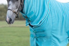 Swish Fleece Rug With Neck Cover - Turquoise