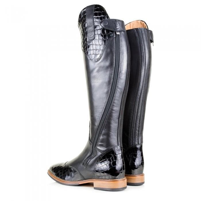 Bareback Footwear Milan Long Dress Riding Boots - Black