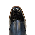 Bareback Footwear Milan Long Dress Riding Boots - Blue