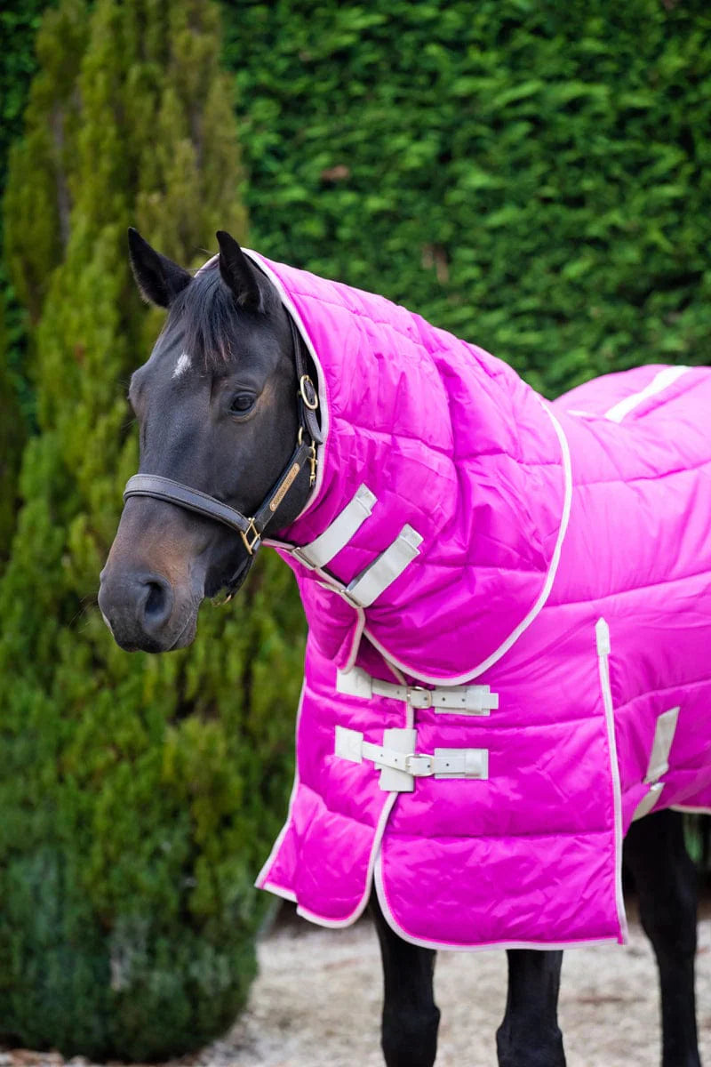 Swish 200G Stable Rug With Detachable Neck - Mulberry