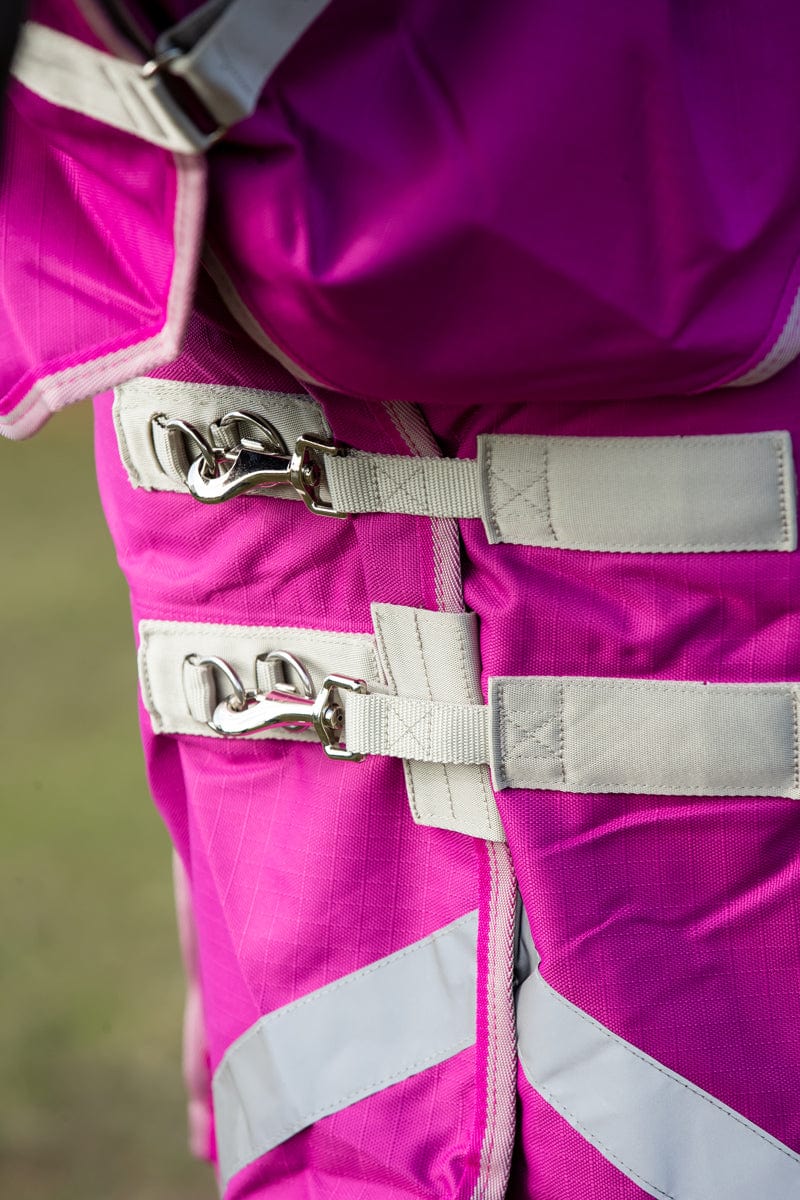 Swish 0G Detachable Neck Turnout Rug - Mulberry