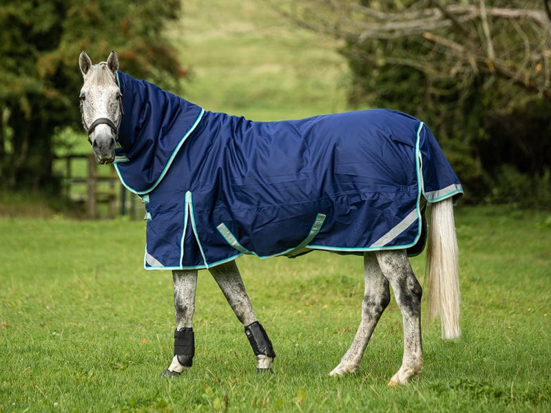 Swish 0G Detachable Neck Turnout Rug - Navy