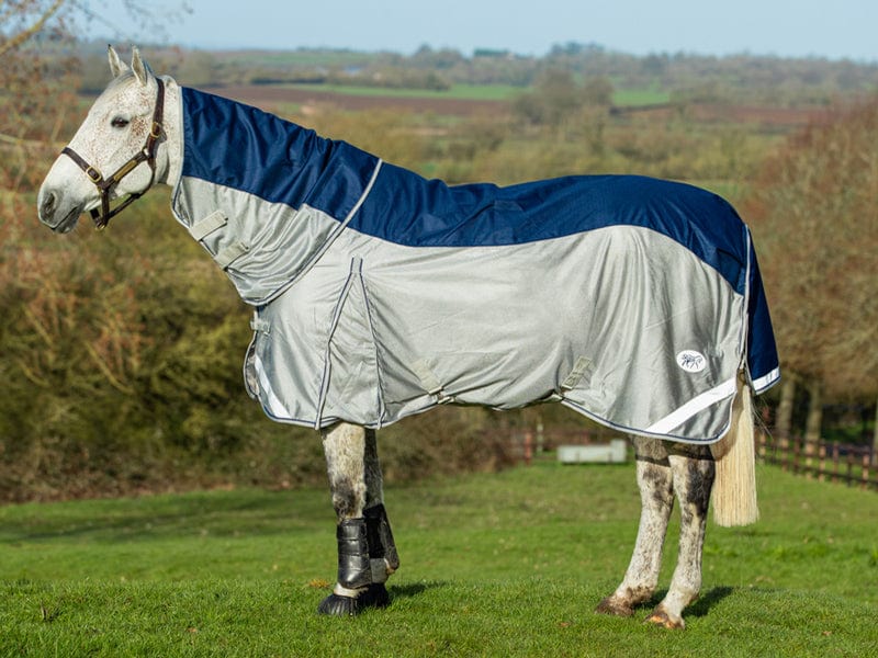 Swish Fly Turnout Combination Rug -Navy (Mesh)