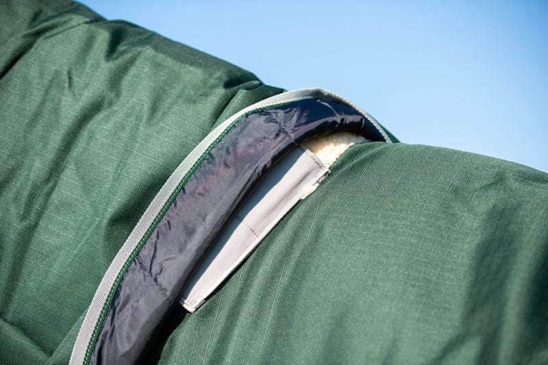 Swish 300G Detachable Neck Turnout Rug - Hunter Green