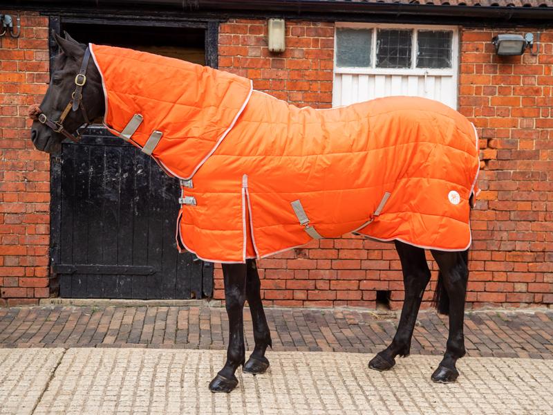 Swish Ex Display Stable Rug Neck Cover - 200G Orange - Small