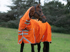 Swish 100G Detachable Neck Turnout Rug - Orange