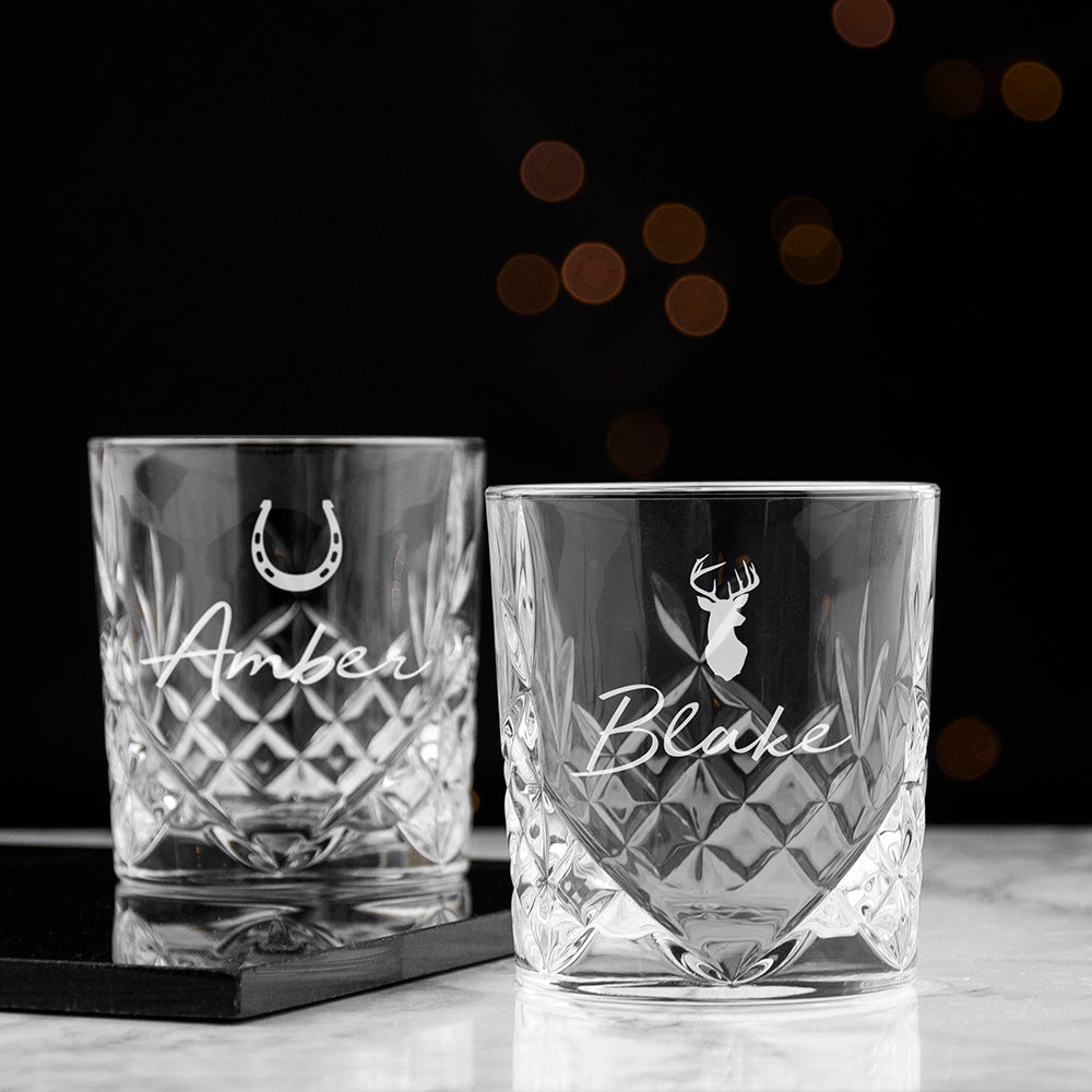 Personalised Crystal Whisky Tumbler