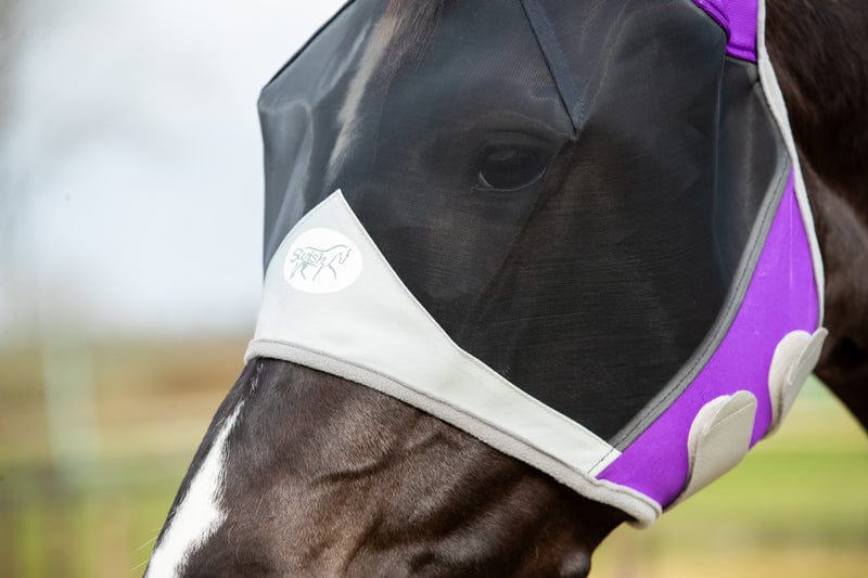 Swish Horse Fly Mask - Purple