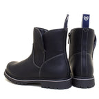 Quebec Waterproof Zip Up Ankle Boots - Black