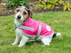 Swish Waterproof Dog Coat - Raspberry