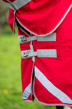 Swish Wide Fit 100G Detachable Neck Turnout Rug - Red