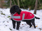 Swish Waterproof Dog Coat - Red