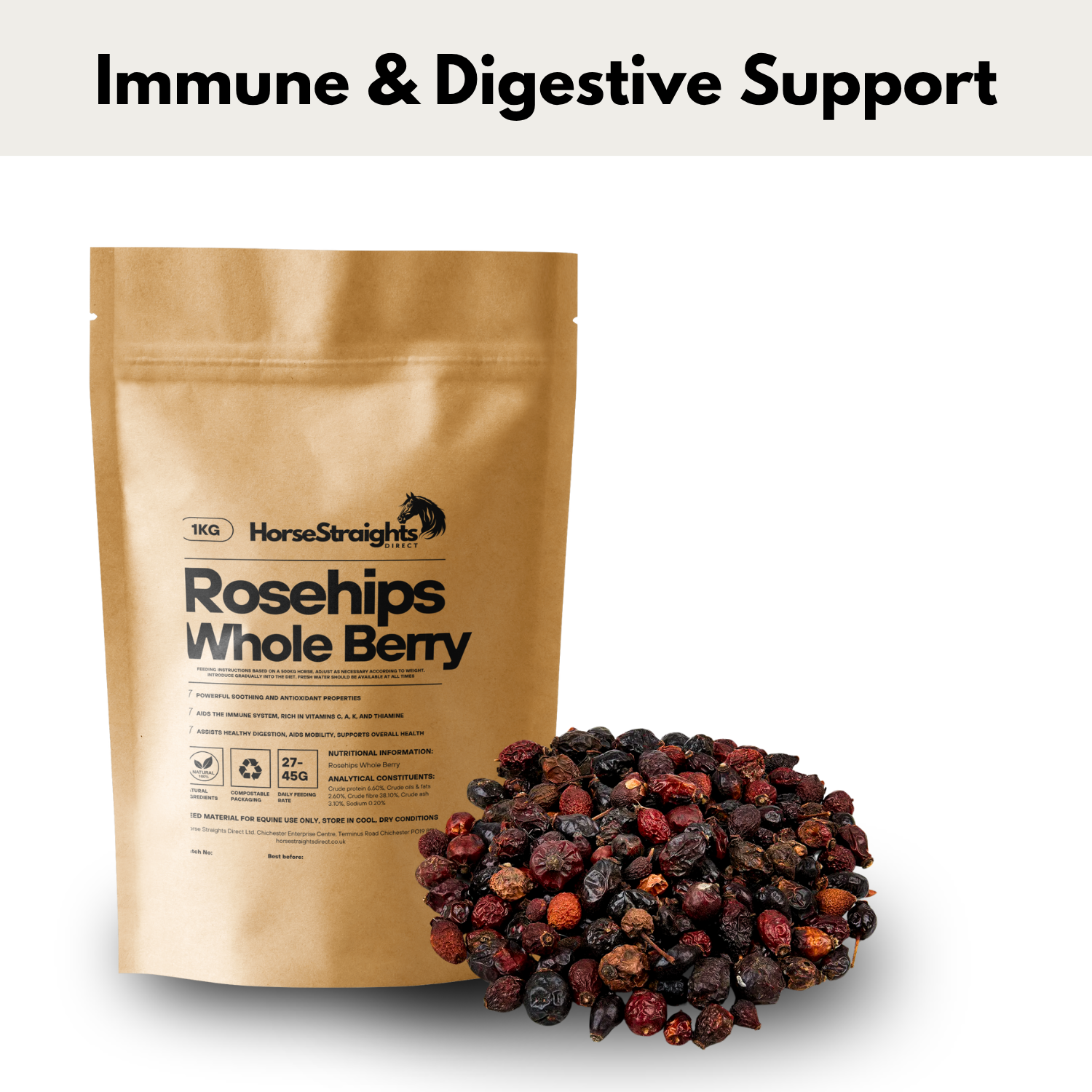 HSD RoseHip Whole Berry