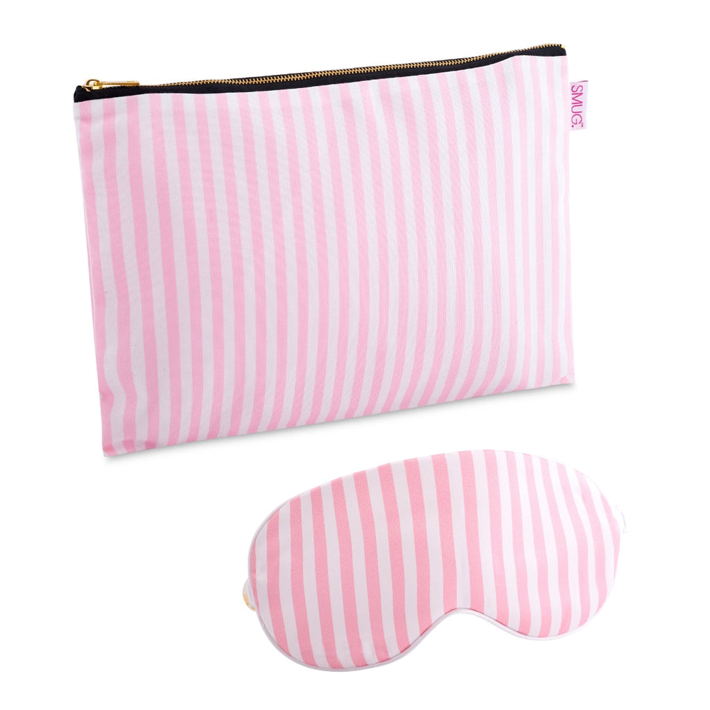 Satin Sleep Mask & Accessories Bag Set