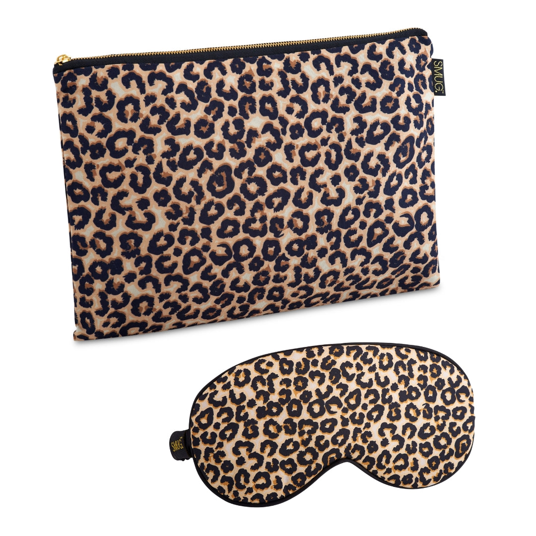 Satin Sleep Mask & Accessories Bag Set