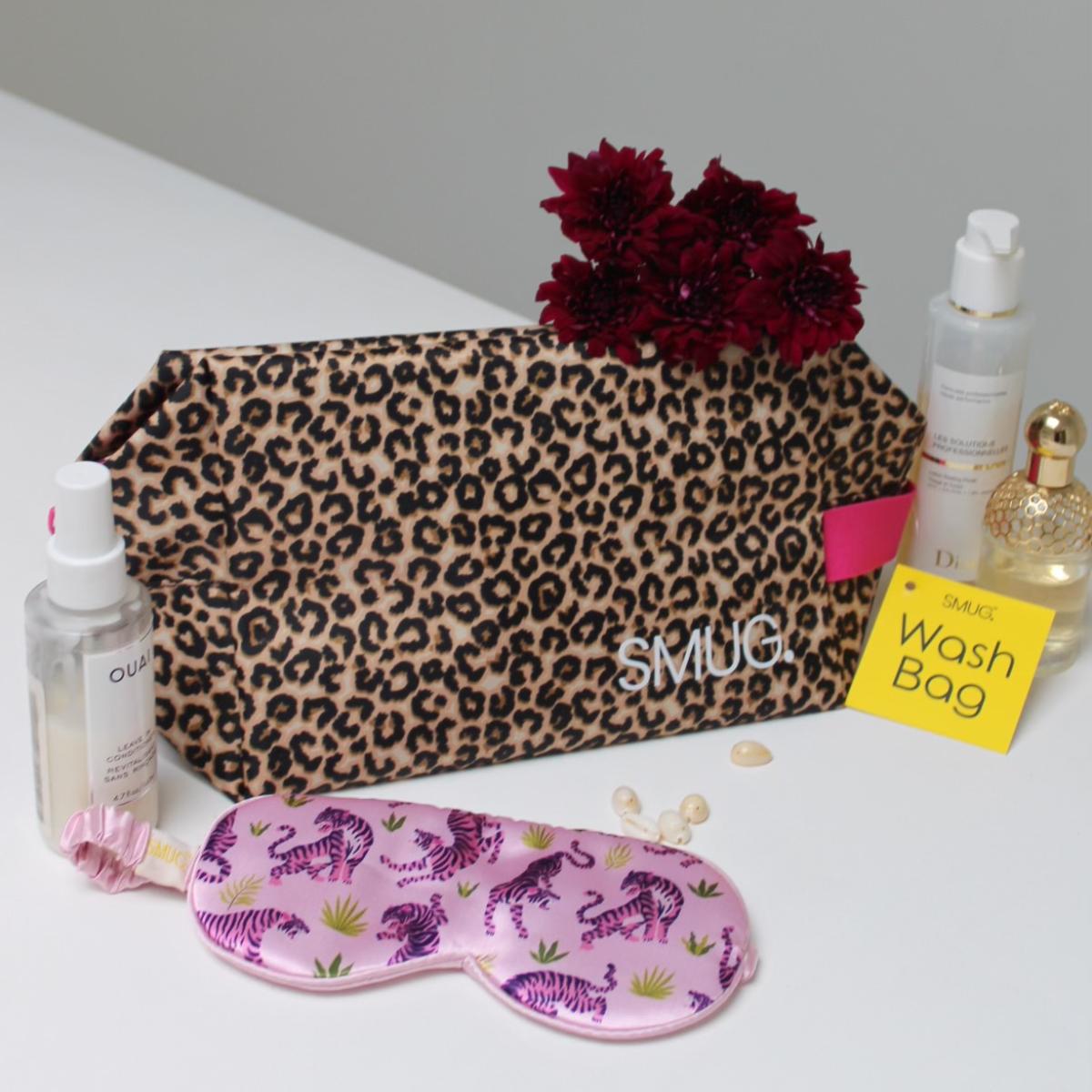 Wash Bag and Satin Sleep Mask Collection