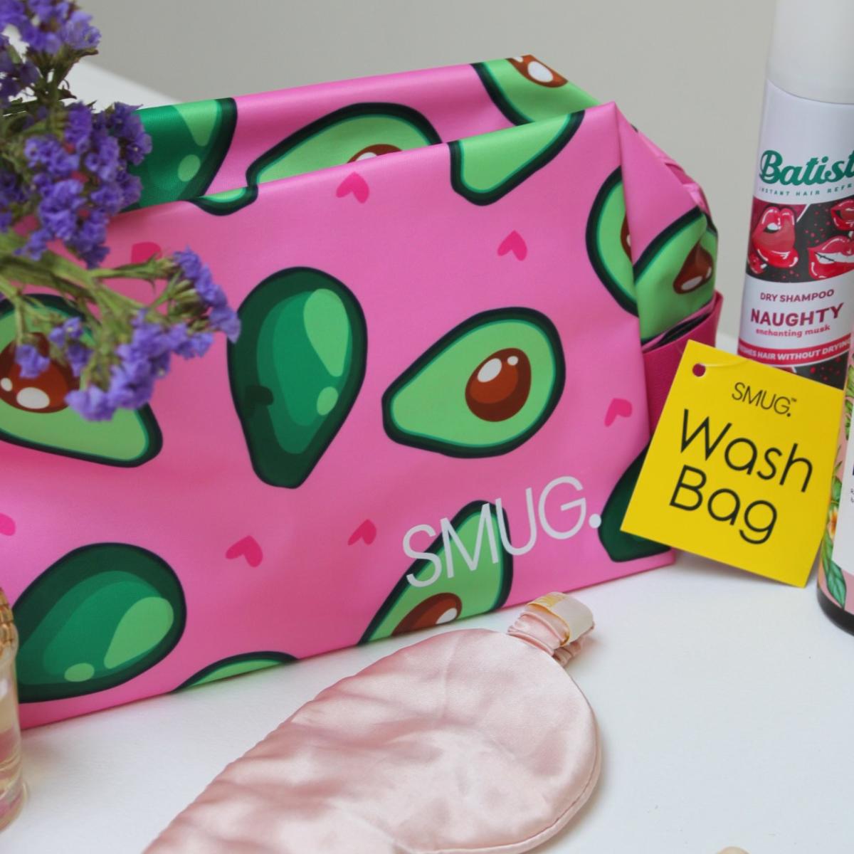 Wash Bag and Satin Sleep Mask Collection