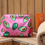 Wash Bag and Satin Sleep Mask Collection