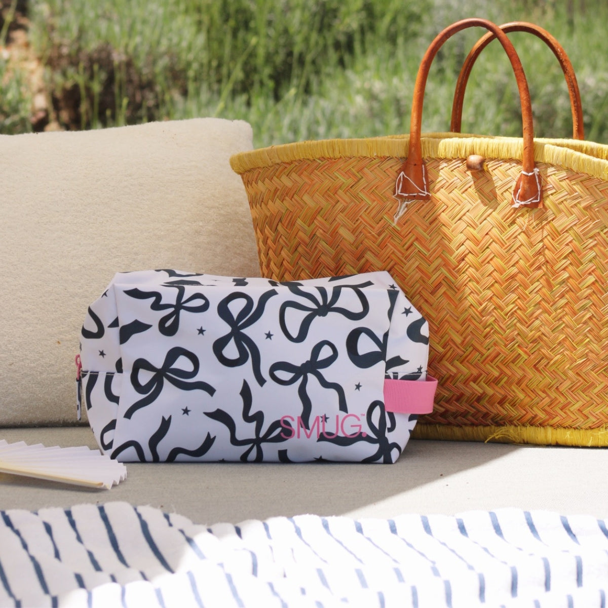 Wash Bag and Satin Sleep Mask Collection