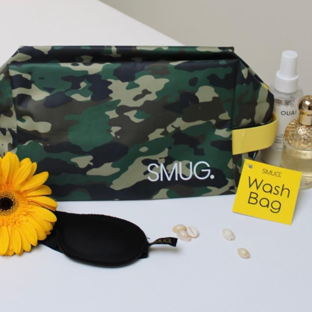 Wash Bag and Satin Sleep Mask Collection