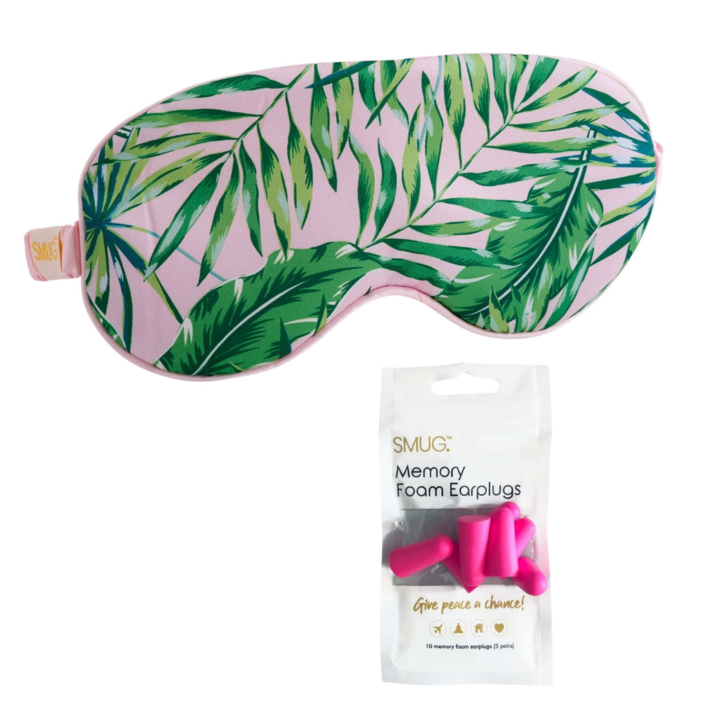 Wash Bag and Satin Sleep Mask Collection