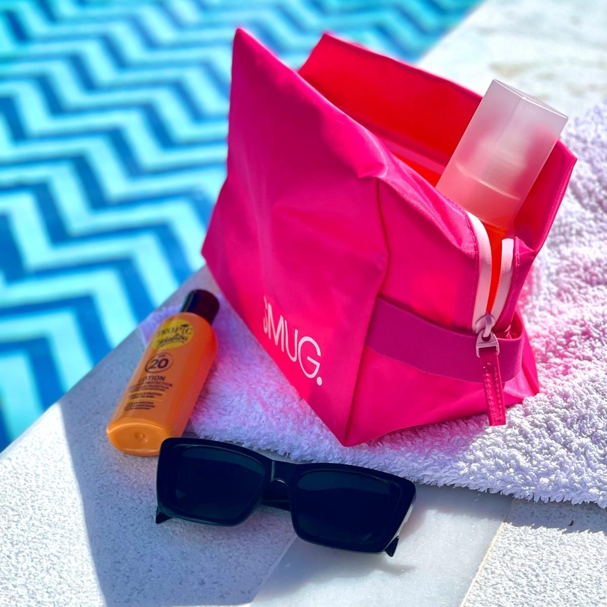Wash Bag and Satin Sleep Mask Collection