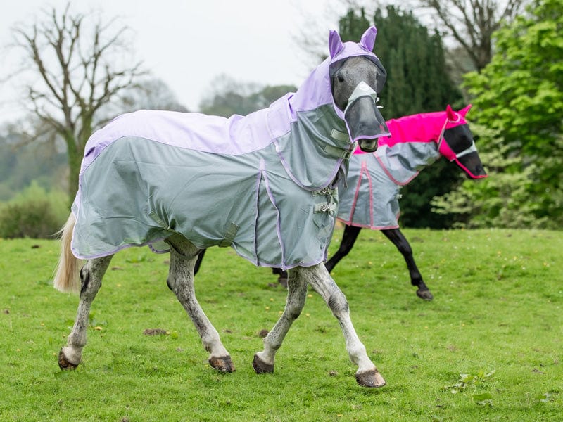 Swish Fly Turnout Combination Rug (Nylon) - Violet