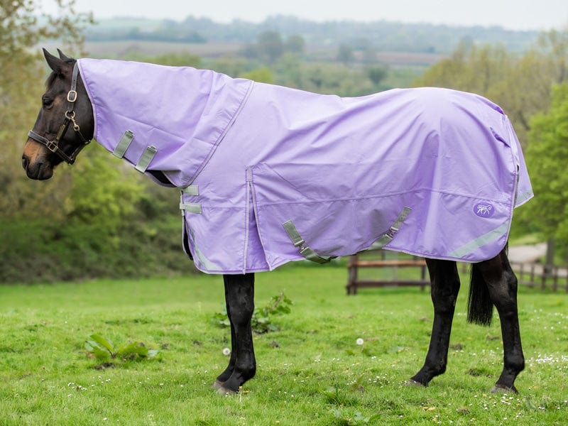 Swish 0G Detachable Neck Turnout Rug - Violet